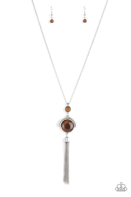 Lavishly Lucid - Brown - Paparazzi Necklace Image