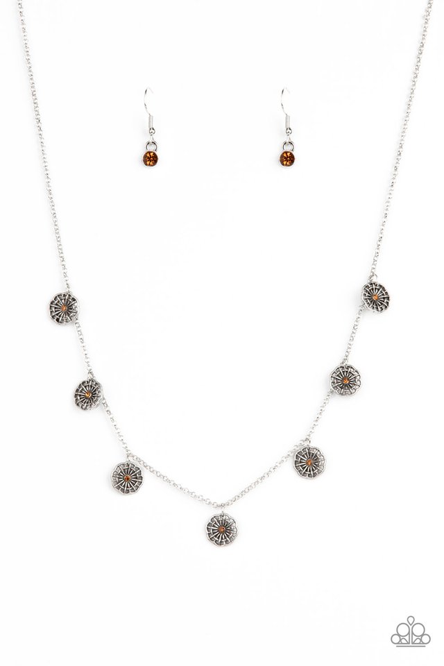 Prairie Perennial - Brown - Paparazzi Necklace Image