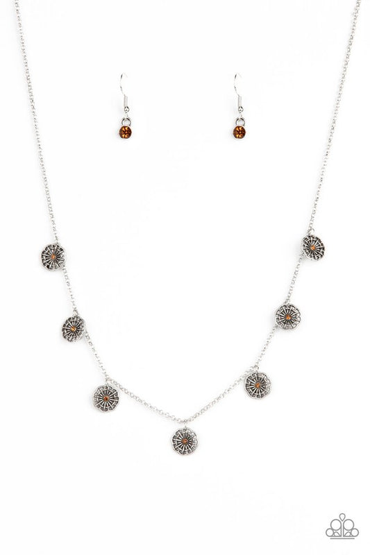 Prairie Perennial - Brown - Paparazzi Necklace Image