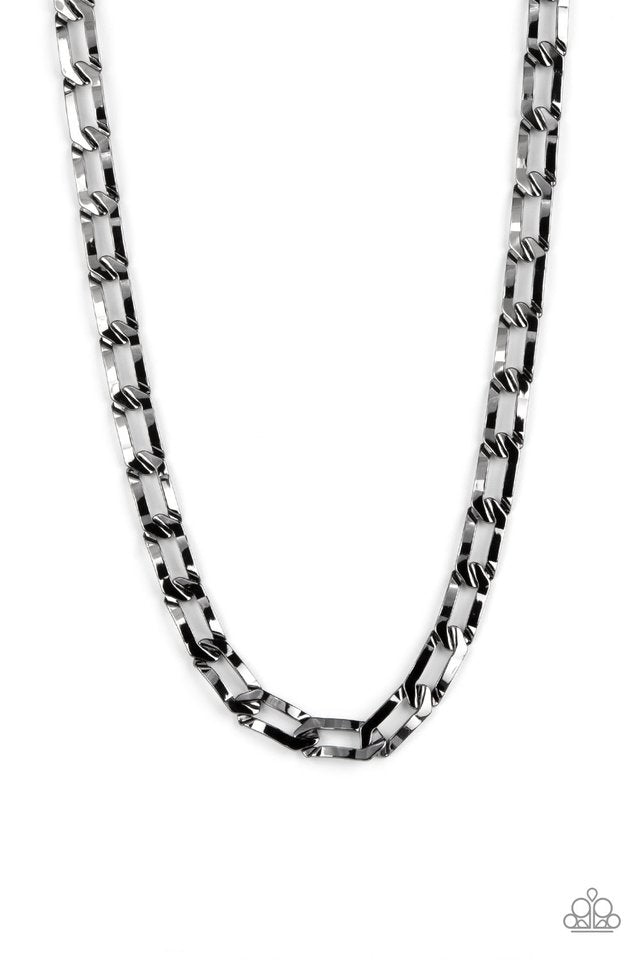 Full-Court Press - Black - Paparazzi Necklace Image