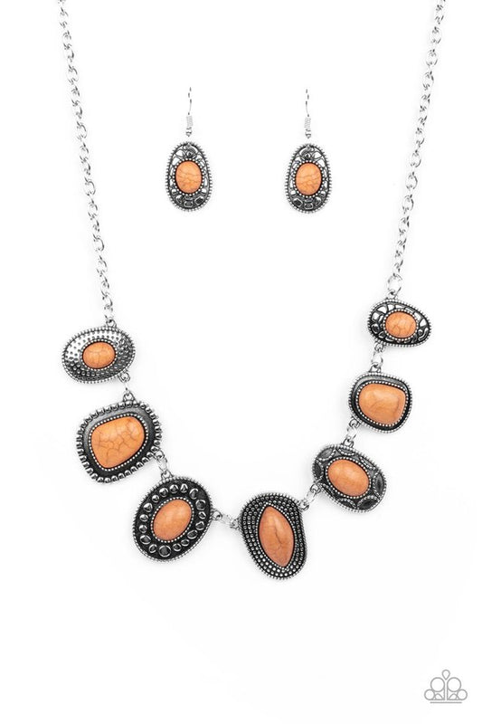 Albuquerque Artisan - Brown - Paparazzi Necklace Image