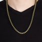 No ENDGAME in Sight - Brass - Paparazzi Necklace Image