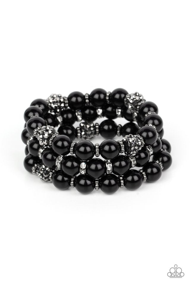 ​Poshly Packing - Black - Paparazzi Bracelet Image