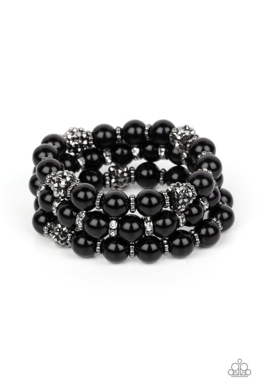 Poshly Packing - Black - Paparazzi Bracelet Image