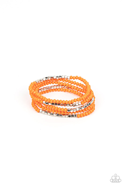 Paparazzi Bracelet ~ Tulum Trek - Orange