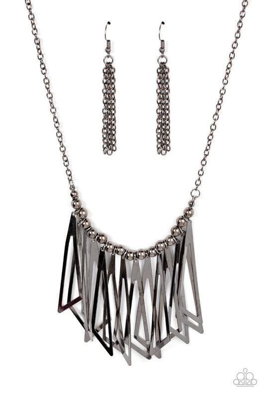 Industrial Jungle - Black - Paparazzi Necklace Image