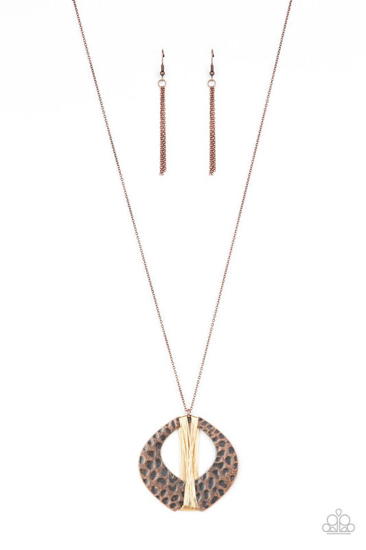 State of the ARTISAN - Copper - Paparazzi Necklace Image