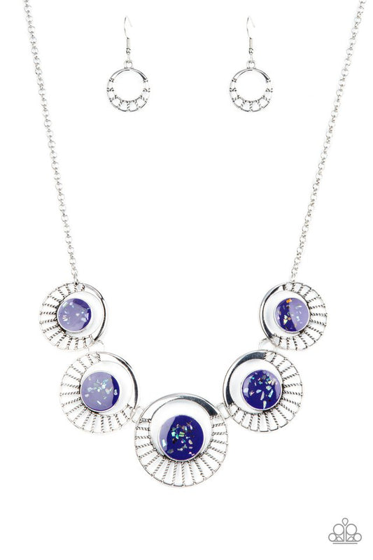 Elliptical Effervescence - Purple - Paparazzi Necklace Image