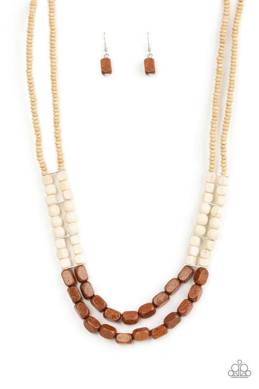 Bermuda Bellhop - Brown - Paparazzi Necklace Image