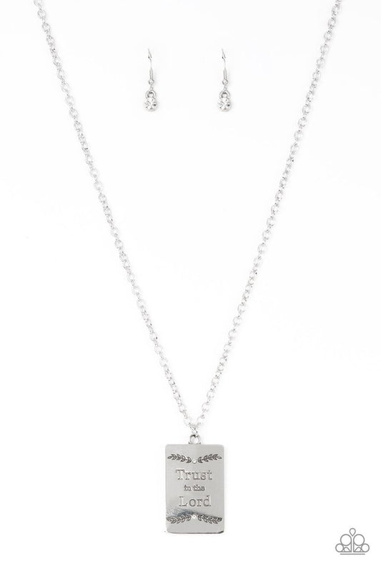 All About Trust - White - Paparazzi Necklace Image