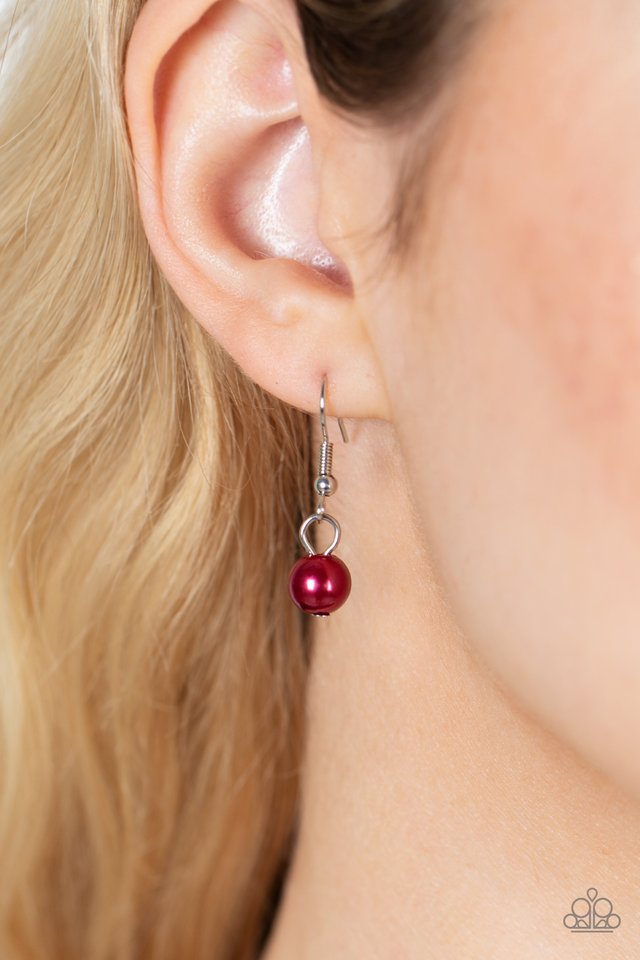 ​Tearoom Gossip - Red - Paparazzi Necklace Image