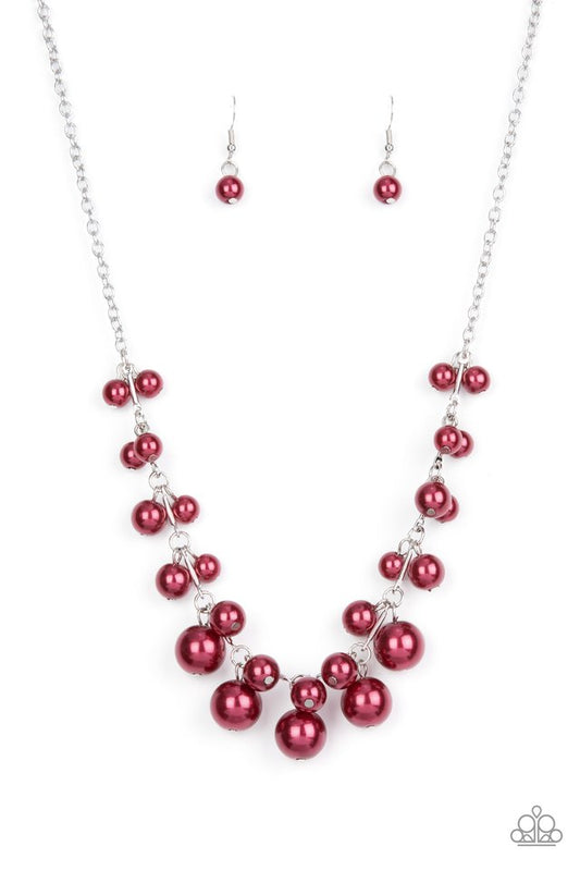​Tearoom Gossip - Red - Paparazzi Necklace Image