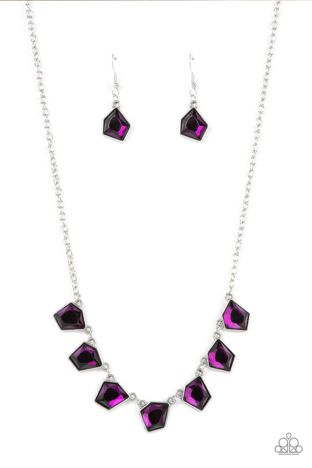 Experimental Edge - Purple - Paparazzi Necklace Image