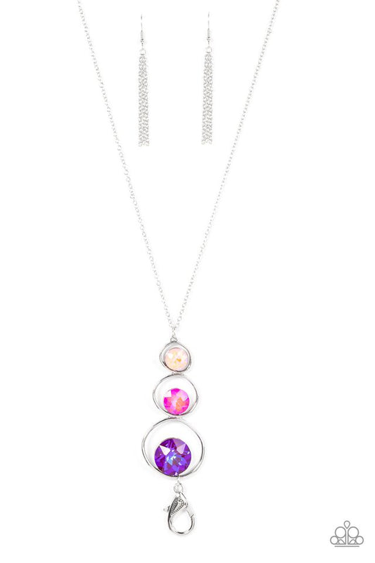 Celestial Courtier - Pink - Paparazzi Necklace Image