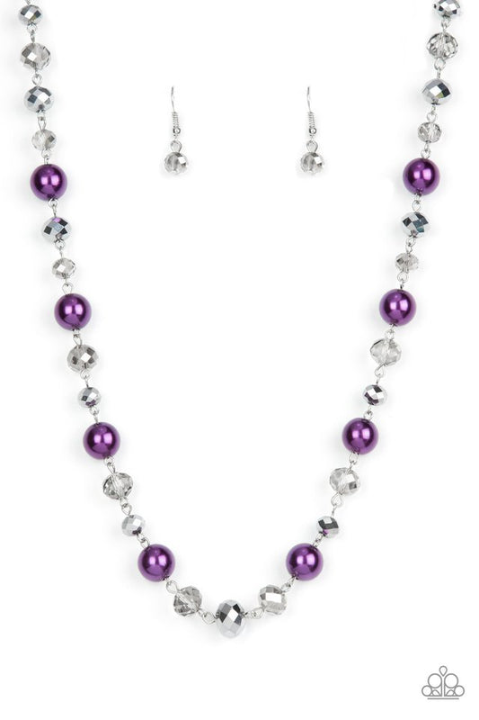 ​Decked Out Dazzle - Purple - Paparazzi Necklace Image