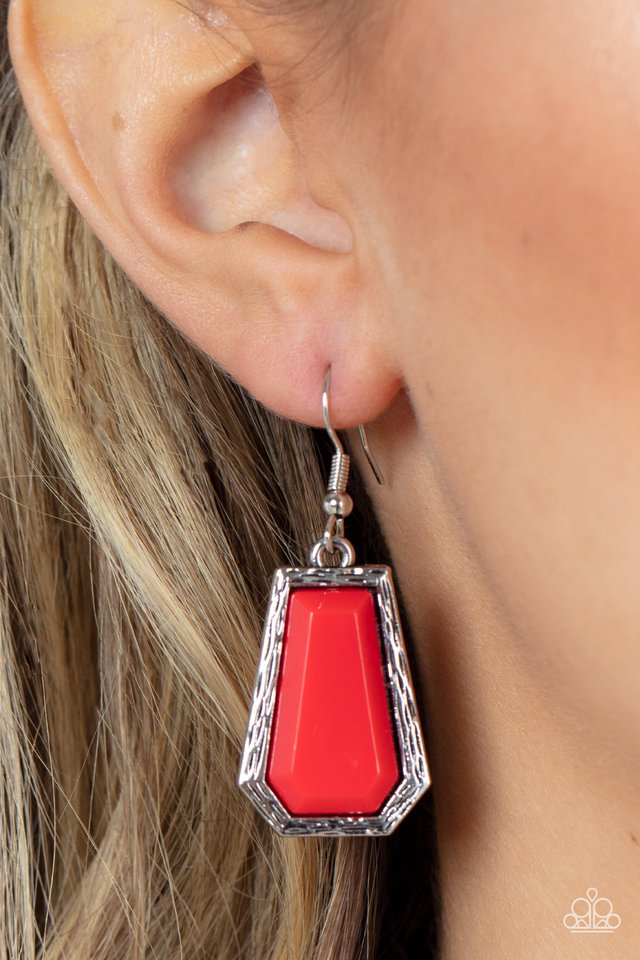 Stellar Heiress​ - Red - Paparazzi Necklace Image