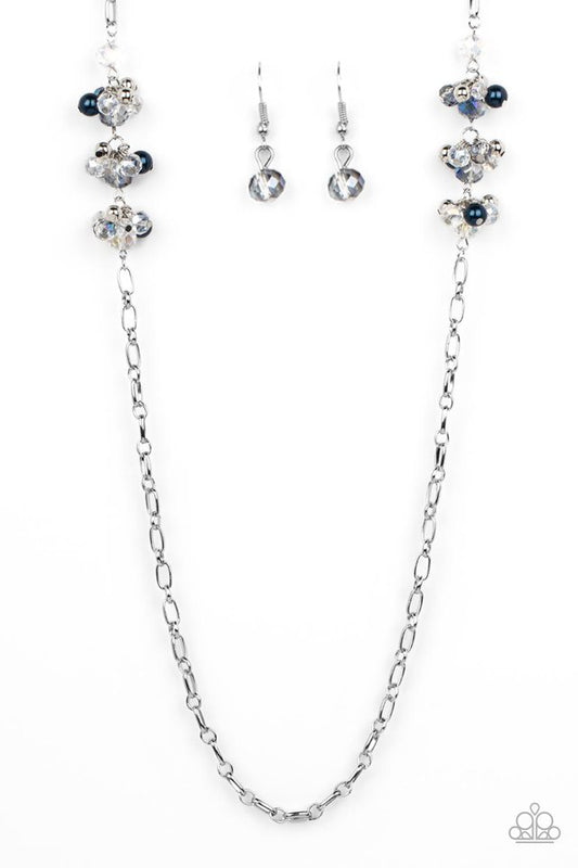 Poshly Parisian - Blue - Paparazzi Necklace Image