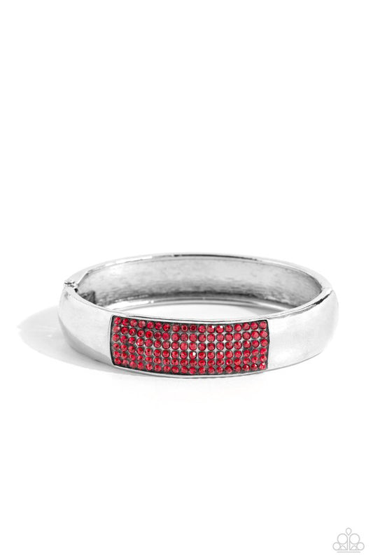 Record-Breaking Bling - Red - Paparazzi Bracelet Image