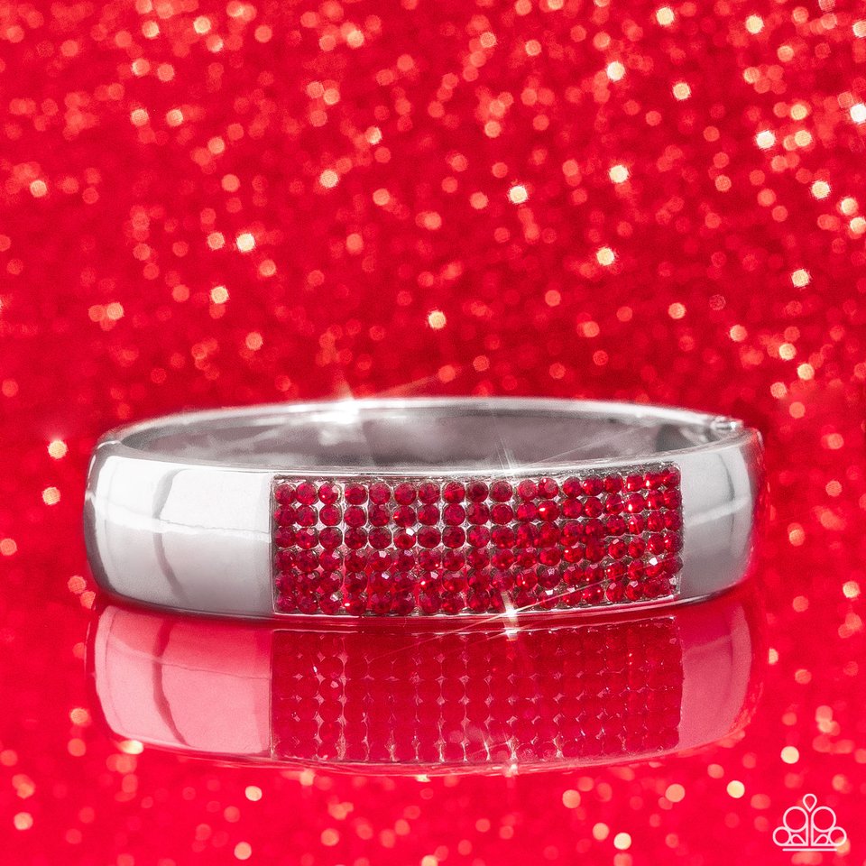 Record-Breaking Bling - Red - Paparazzi Bracelet Image