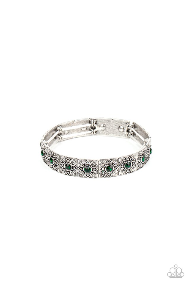 Venetian Valentine - Green - Paparazzi Bracelet Image
