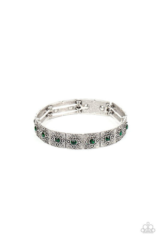 Venetian Valentine - Green - Paparazzi Bracelet Image