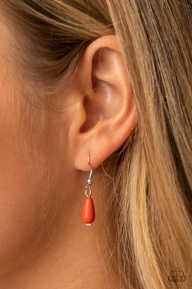 Secret GARDENISTA - Orange - Paparazzi Necklace Image