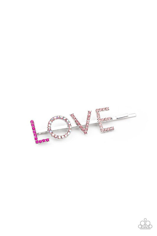True Love Twinkle - Pink - Paparazzi Hair Accessories Image