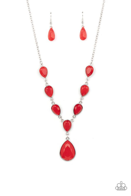 Party Paradise - Red - Paparazzi Necklace Image