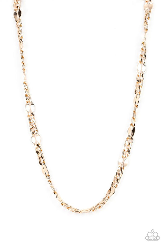 G.O.A.T - Gold - Paparazzi Necklace Image