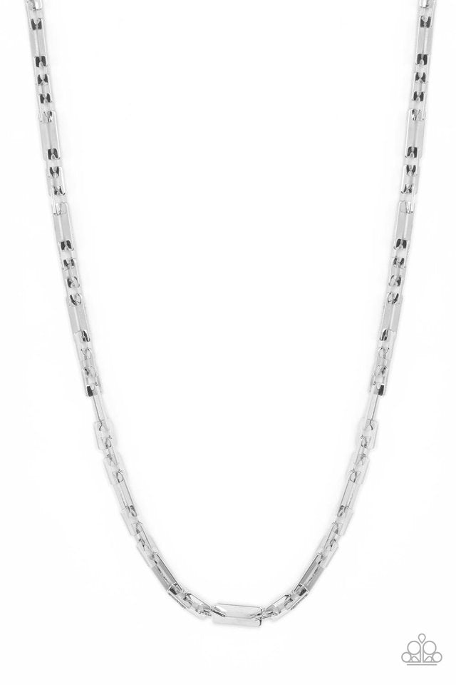 Rocket Zone - Silver - Paparazzi Necklace Image