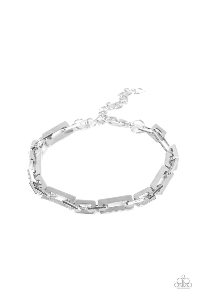 Stratosphere Gear - Silver - Paparazzi Bracelet Image