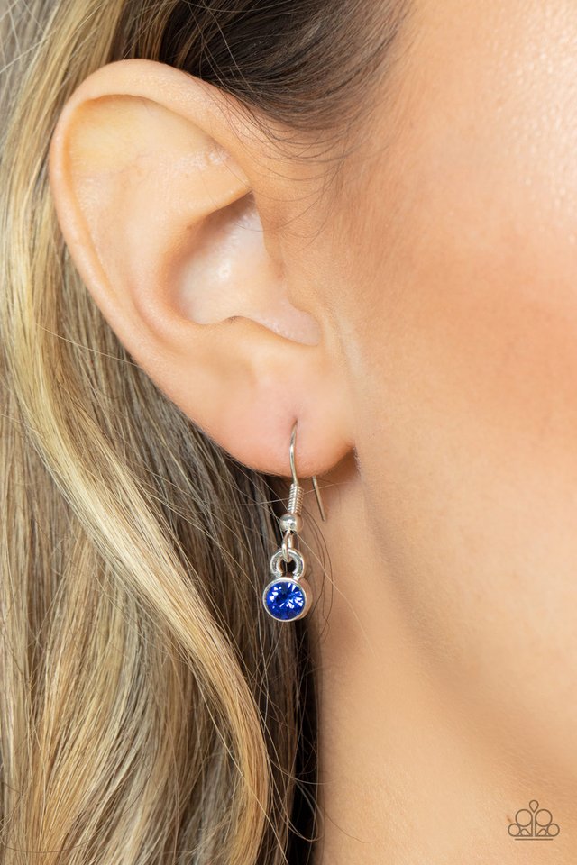 ​Seasonal Sophistication - Blue - Paparazzi Necklace Image