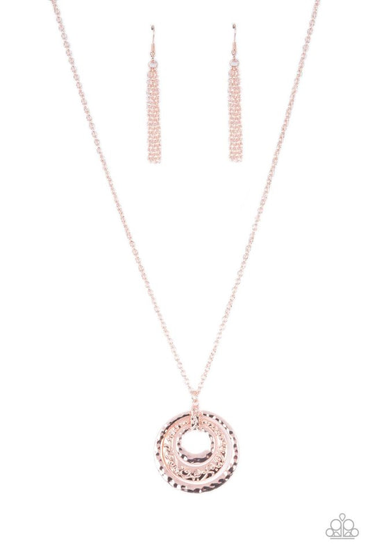 Totally Tulum - Rose Gold - Paparazzi Necklace Image