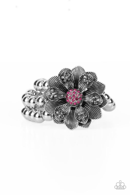 Botanical Bravado - Pink - Paparazzi Bracelet Image