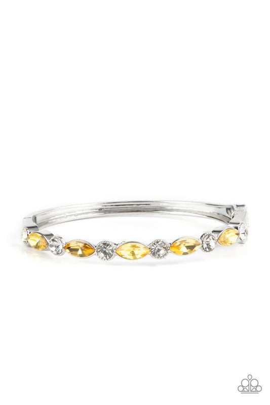 ​Petitely Powerhouse - Yellow - Paparazzi Bracelet Image