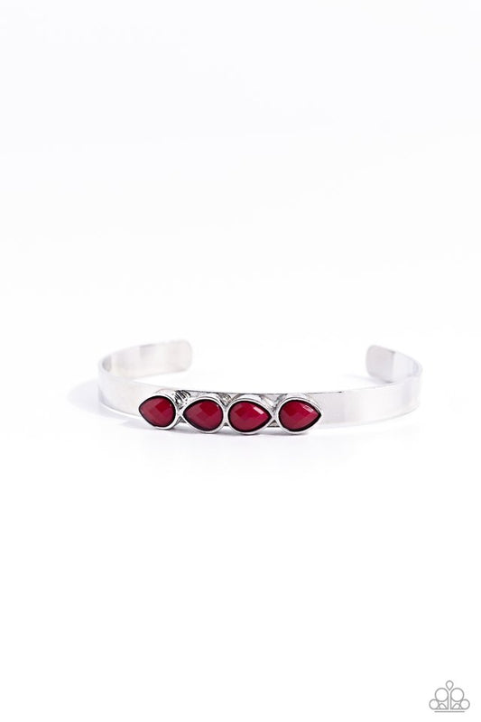 ​Prismatically Petite - Red - Paparazzi Bracelet Image