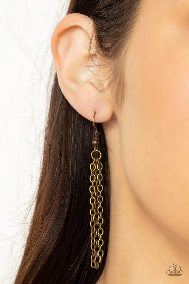 ​Prairie Passion - Brass - Paparazzi Necklace Image