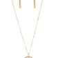 Hands-Down Dazzling - Gold - Paparazzi Necklace Image