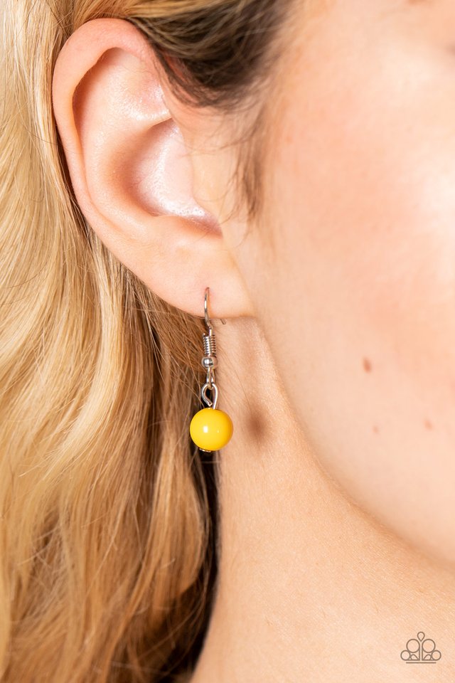 Talisman Trendsetter - Yellow - Paparazzi Necklace Image