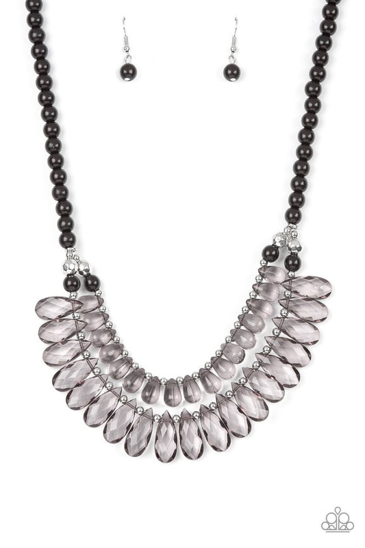 All Across the GLOBETROTTER - Black - Paparazzi Necklace Image