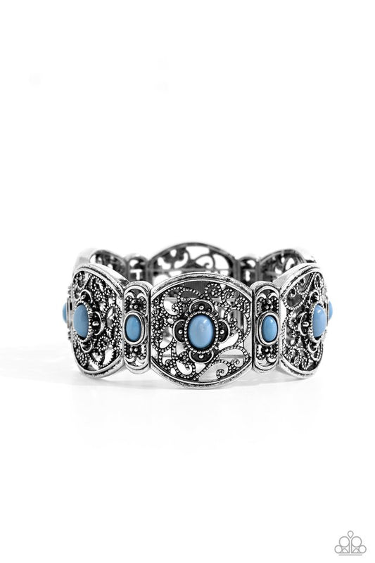 ​Ventura Vineyards - Blue - Paparazzi Bracelet Image