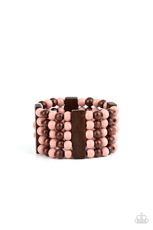 Island Soul - Pink - Paparazzi Bracelet Image