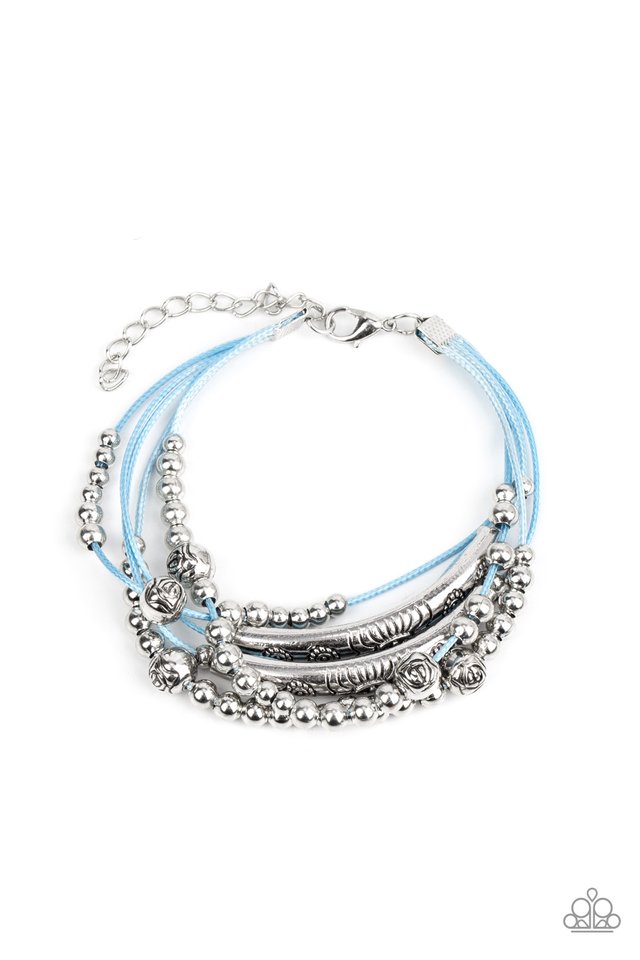 Wanderlust Wanderess - Blue - Paparazzi Bracelet Image