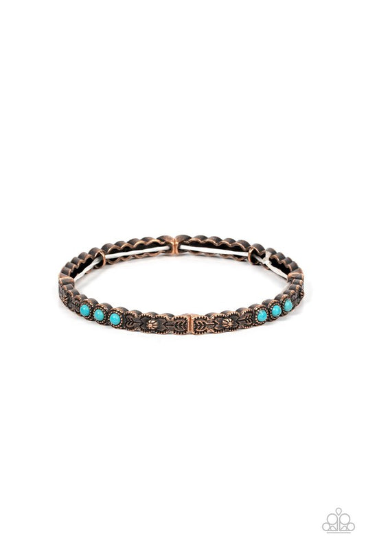 Living In The PASTURE - Copper - Paparazzi Bracelet Image