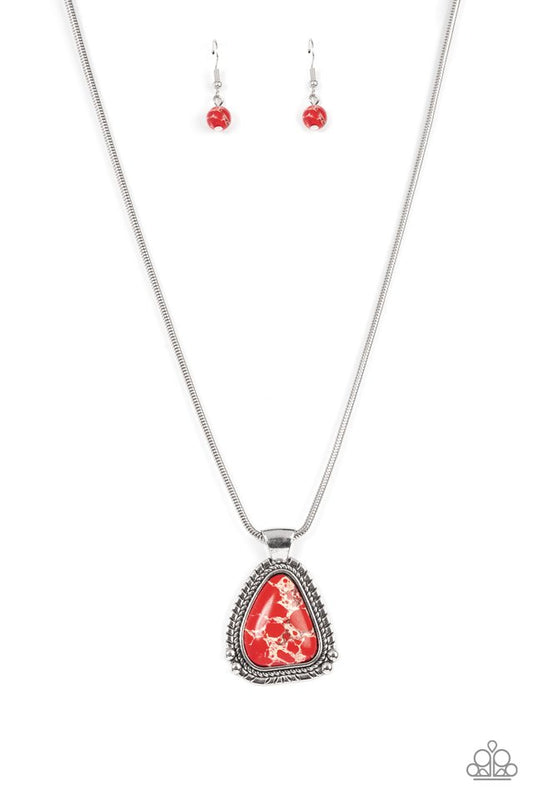 Artisan Adventure - Red - Paparazzi Necklace Image