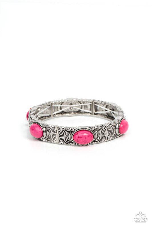 Desert Skyline - Pink - Paparazzi Bracelet Image