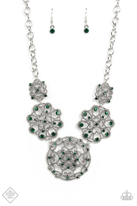 Royally Romantic - Green - Paparazzi Necklace Image