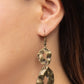 ​Gallery Gravitas - Brass - Paparazzi Earring Image