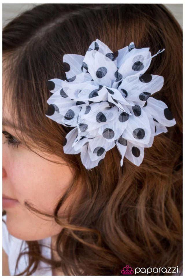 Paparazzi Hair Accessories ~ Try And SPOT Me! - White