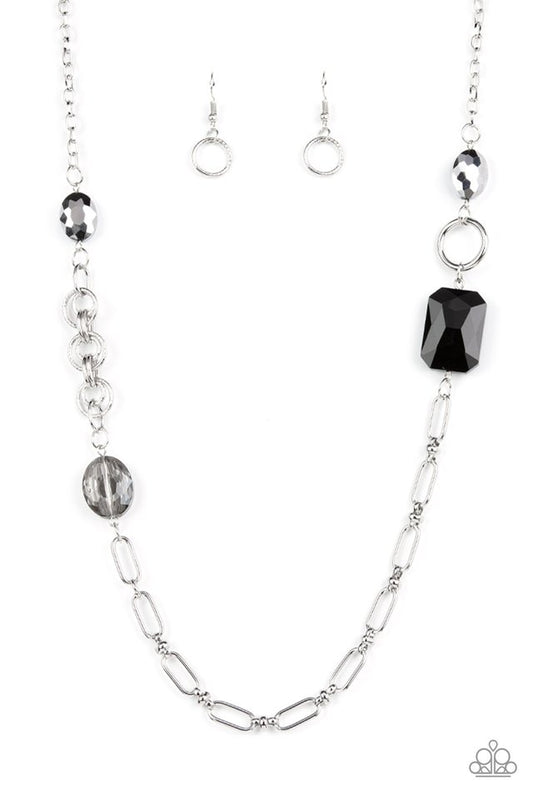 Famous and Fabulous - Black - Paparazzi Necklace Image